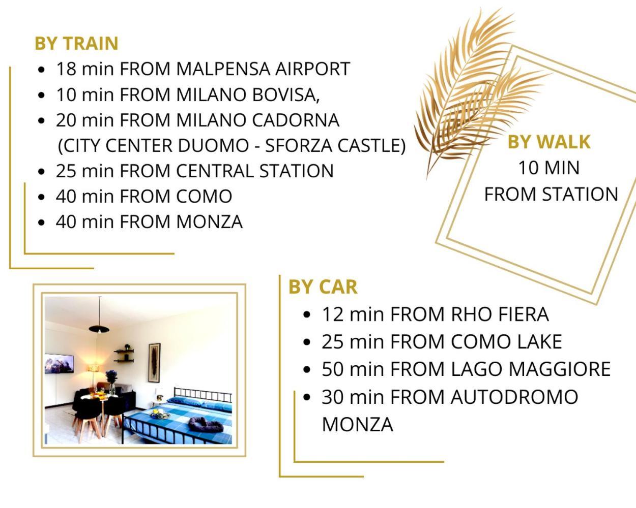 A Due Passi - 2 Milano - Como - Malpensa Aeroporto - Rho Fiera Saronno Ngoại thất bức ảnh
